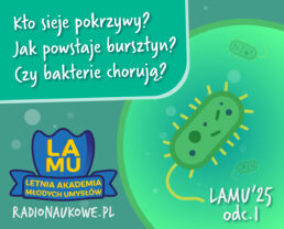 Czy bakterie chorują? Kto sieje pokrzywy? Jak powstaje bursztyn? LAMU'2025 odc. 1